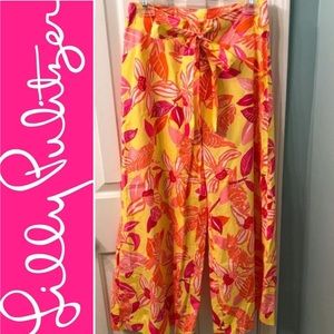 LILLY PULITZER Pacific Wing Print Kendra Pants